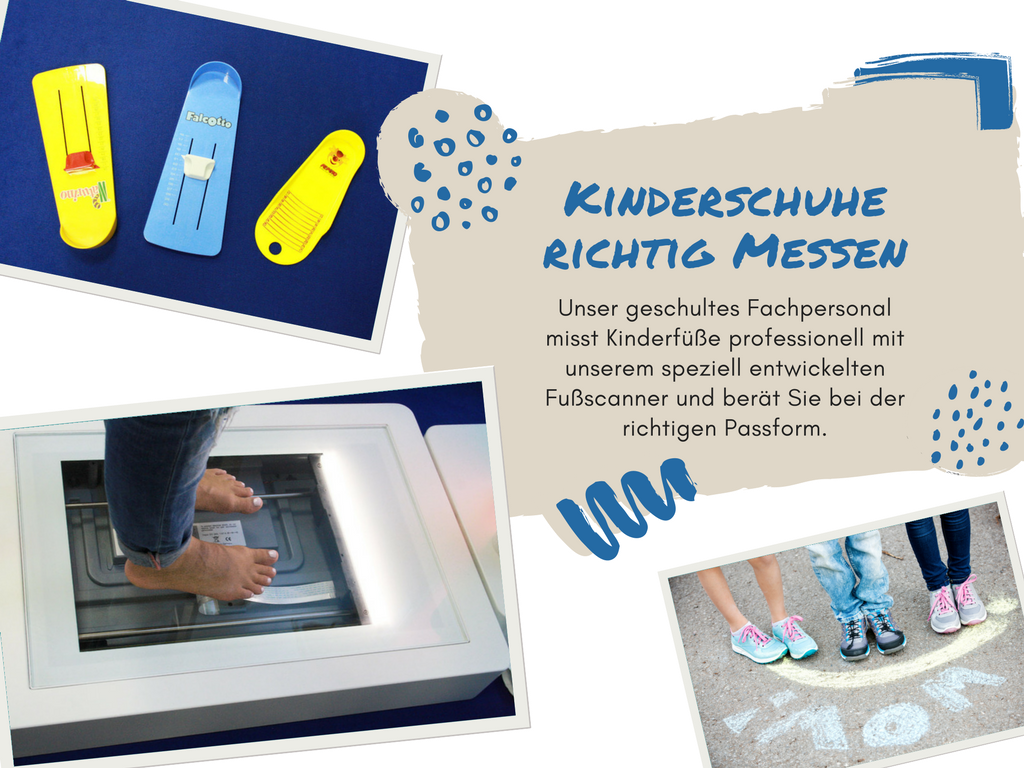 Kinderschuhe richtig messen